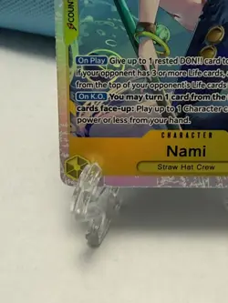 One Piece CCG EB03-053 Heroines Edition Nami SR Super Rare Foil Card English NM - Image 2