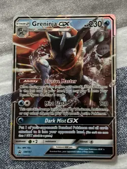 Pokemon Card Greninja SM197 Black Star Promo Near Mint - Image 1