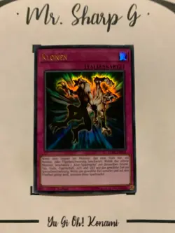 KLONEN - 1. AUFLAGE LCKC-DE055 DEUTSCH Yu-Gi-Oh! CARD ULTRA RARE HOLO KONAMI TCG - Image 2