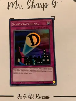SCHCIKSALSSIGNAL - 1. AUFLAGE DESO-DE059 DEUTSCH Yu Gi Oh! CARD SUPER RARE - Image 4