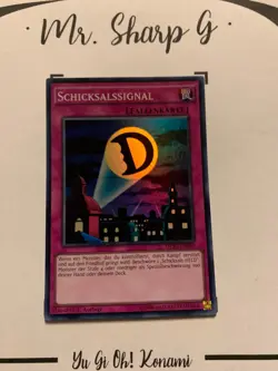 SCHCIKSALSSIGNAL - 1. AUFLAGE DESO-DE059 DEUTSCH Yu Gi Oh! CARD SUPER RARE - Image 5