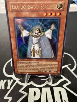 Yugioh Lyla, Lightsworn Sorceress LODT-EN019 Ultra Rare 1st Ed VLP - Image 1