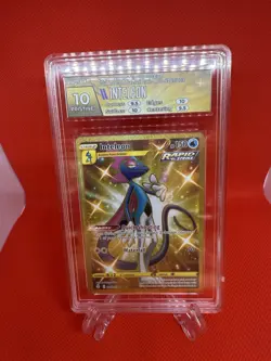 Inteleon Gold Secret Rare Full Art Holo Pokemon Card 227/203 NM Condition - Image 3