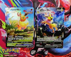 Pokemon Flareon Vmax Swsh180 & Jolteon Vmax Swsh184 Jumbo Promo Cards, SEE PICS - Image 1