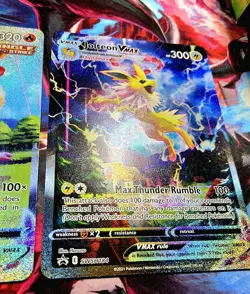 Pokemon Flareon Vmax Swsh180 & Jolteon Vmax Swsh184 Jumbo Promo Cards, SEE PICS - Image 4