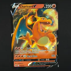 Charizard V 018/159 - Crown Zenith - Pokemon Card - Image 1