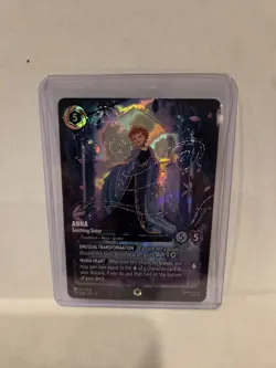 Anna-Soothing Sister (Enchanted) Foil Card Winterspell Frozen Disney Lorcana - Image 1