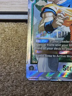 Son Goku SB02-038 SR Foil Super Rare Dragon Ball Super Card Game Battle - Image 4