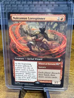 Naktamun Lorespinner (Extended Art) Commander Secrets of Strixhaven Regular 0081 - Image 1