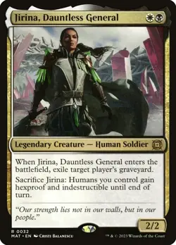 MTG - JIRINA, DAUNTLESS GENERAL - Machine: The Aftermath (R) - Image 1