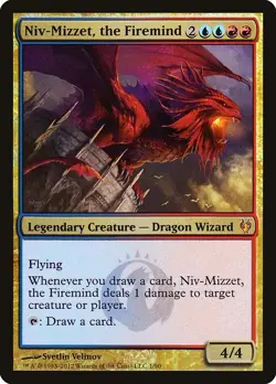 MTG - NIV-MIZZET, THE FIREMIND (Foil) - Duel Decks: Izzet vs. Golgari (M) - Image 1