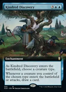 MTG - (Extended Art) KINDRED DISCOVERY - Battle for Baldur's Gate (R) - Image 1