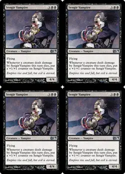 MTG - 4x SENGIR VAMPIRE - M14/Core Set 2014 (U) - Image 1