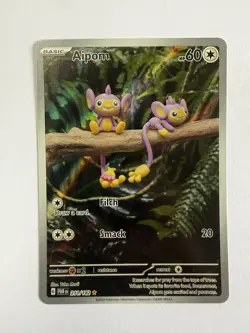 Aipom 211/182 SV04: Paradox Rift NM Pokemon Card TCG - Image 1