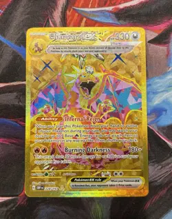 Charizard ex Gold 228/197 Pokemon TCG: Obsidian Flames Hyper Rare - Image 1