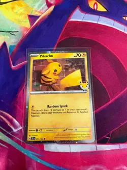 Pikachu 051/162 Pokemon Day Promo Near Mint English TCG - Image 1