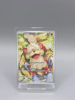 Pokemon TCG Hisuian Growlithe Illustration Rare Twilight Masquerade 181/167 NM - Image 1