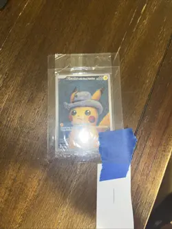 2023 Pokemon Van Gogh Museum Pikachu with Grey Felt Hat Sealed - Image 1