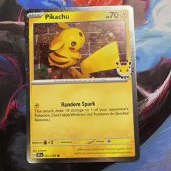 Pikachu 051/162 - Pokemon Day 2026 - Cosmos Holo Pokemon TCG - Image 1