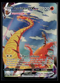 Centiskorch VMAX TG15/TG30 Holo Lost Origin Trainer Gallery Pokemon NM/M - Image 1
