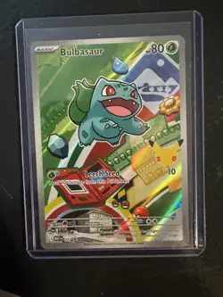Pokemon Bulbasaur - 037 - First Partner Illustration Rare Promo - Image 1