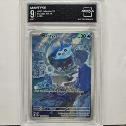 Arena Club 9 Pokemon TCG 2023 Paradox Rift #189/182 Mantyke Full Art Holo - Image 1