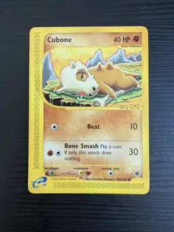 Pokemon Expedition Base Cubone Non Holo Common 103/165 Light Play - Image 1