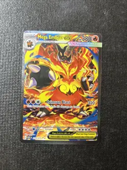 Pokemon TCG Mega Emboar EX 273/217 Ascended Heroes Special Illustration Rare - Image 1