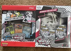 Pokemon Scarlet & Violet Black Bolt White Flare Binder Poster Box 2-Pack - Image 1