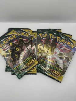 Pokemon TCG - Evolving Skies Booster Pack New And Sealed - 6 Pack Bundle - Image 1