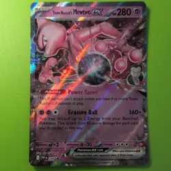 Pokemon TCG Team Rockets Mewtwo EX Holo English, NM Condition - Image 1