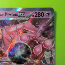 Pokemon TCG Team Rockets Mewtwo EX Holo English, NM Condition - Image 3