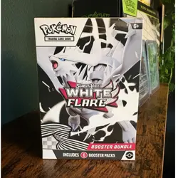 Pokemon Scarlet & Violet White Flare Booster Bundle Box, 6 Booster Packs - Image 1