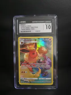 2022 Pokemon SWSH Brilliant Stars Flareon Trainer Gallery Holo #TG01/TG30 CGC 10 - Image 1
