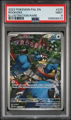 Rookidee PSA9 2023 Pokemon Pal En-Paldea Evolved Illustration Rare #225 - Image 1