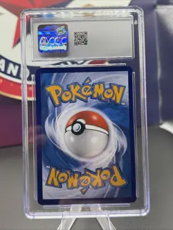 2025 Pokemon Gem Pack Vol.3 Meowth Art Rare Holo #0207/07 CGC 10 - Image 2