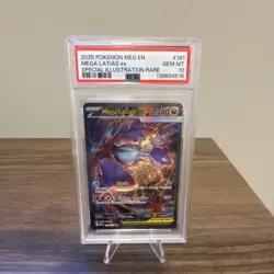 Pokemon Mega Latias ex Me01 Mega Evolution 181/132 PSA 10 Special Illustration - Image 1