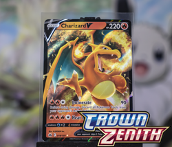Pokemon TCG Crown Zenith 018/159 - Charizard V - Ultra Rare - NM - Image 1