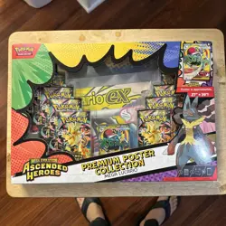 Pokemon TCG Mega Lucario Premium Poster Collection Ascended Heroes IN HAND MINT - Image 1