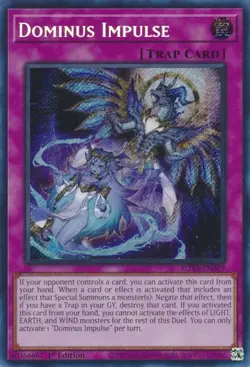Yugioh Dominus Impulse Secret Rare 1st Ed ROTA-EN079 NM - Image 1