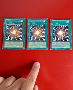 3X Yu-Gi-Oh! Super Polymerization (PTDN-EN046), RARE, 1st EDITION, VLP - Image 1