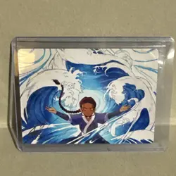 MTG Katara, Water Tribe's Hope (Gold Signature) 48/54 Avatar Art Series Card - Image 1