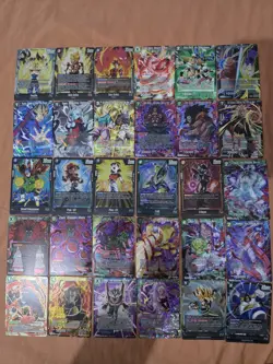 Dragon Ball Super Card Lot Of 30. Ex And Sr - Image 1