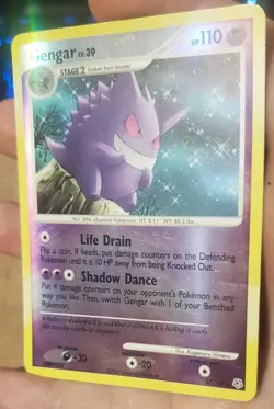 Pokemon Gengar 27/130 Reverse Holo Diamond & Pearl Rare Card English - Image 3