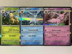 Pokemon Prismatic Evolution 5 Card Lot Eevee Evolutions Lot Umbreon Flareon TCG - Image 3