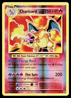 Charizard XY Evolutions 11/108 Reverse Holo 2016 - Pokemon Card - Image 1