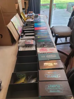 35+lb pokemon lot, with vintage pokemon cards, yugioh cards, - Image 1