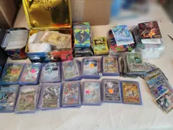 35+lb pokemon lot, with vintage pokemon cards, yugioh cards, - Image 3