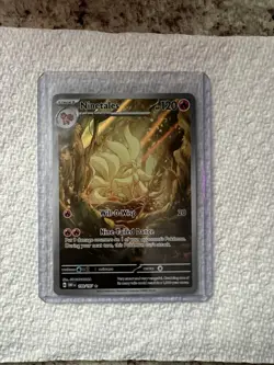 Pokemon TCG Ninetales Obsidian Flames Holo Card Illustration Rare 199/197 - Image 1