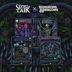 MTG Secret Lair x Dungeons & Dragons®: Black Lights & Dark Non-Foil Sealed - Image 1